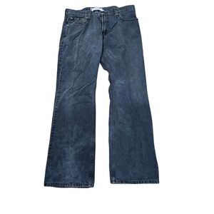 excellent condition men's Levi's 527 low rise bootcut jeans in a size 36 x 32.